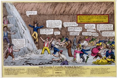 El Túnel!!! o otra Burbuja Estallada!, 1827 de English School
